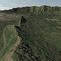 Terrain Visualization of the Windward Coast of Waimanalo, Oahu